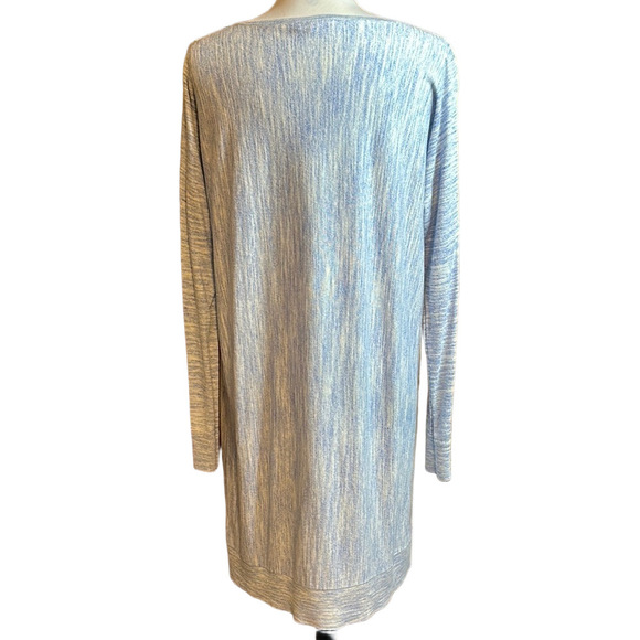 Lilly Pulitzer Jupiter Lapis Blue Space Dye Pocket Sweater Dress Size XL - EUC - Picture 2 of 4